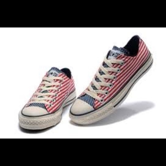 american flag converse low top